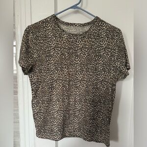 Leopard Print Women's Top